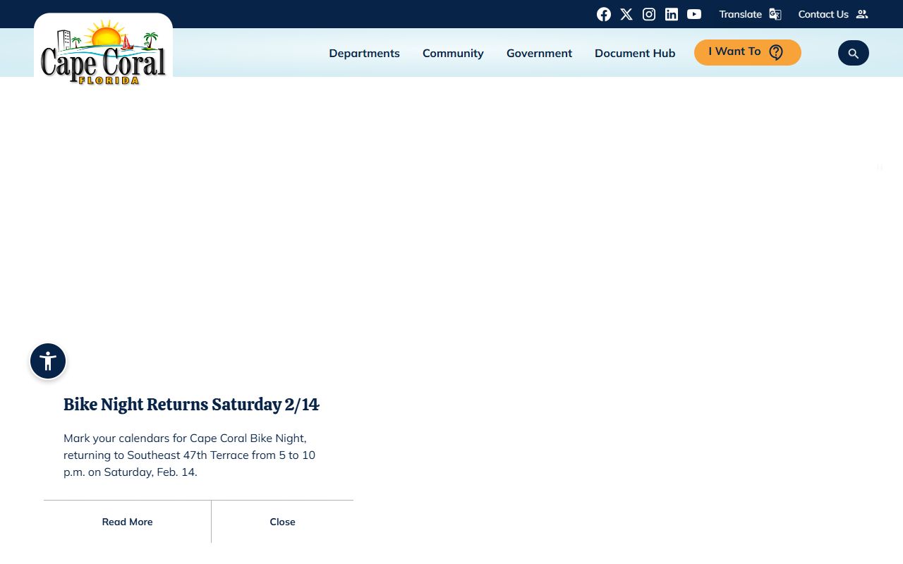 Lee County Sheriff sex offender registration page for Cape Coral