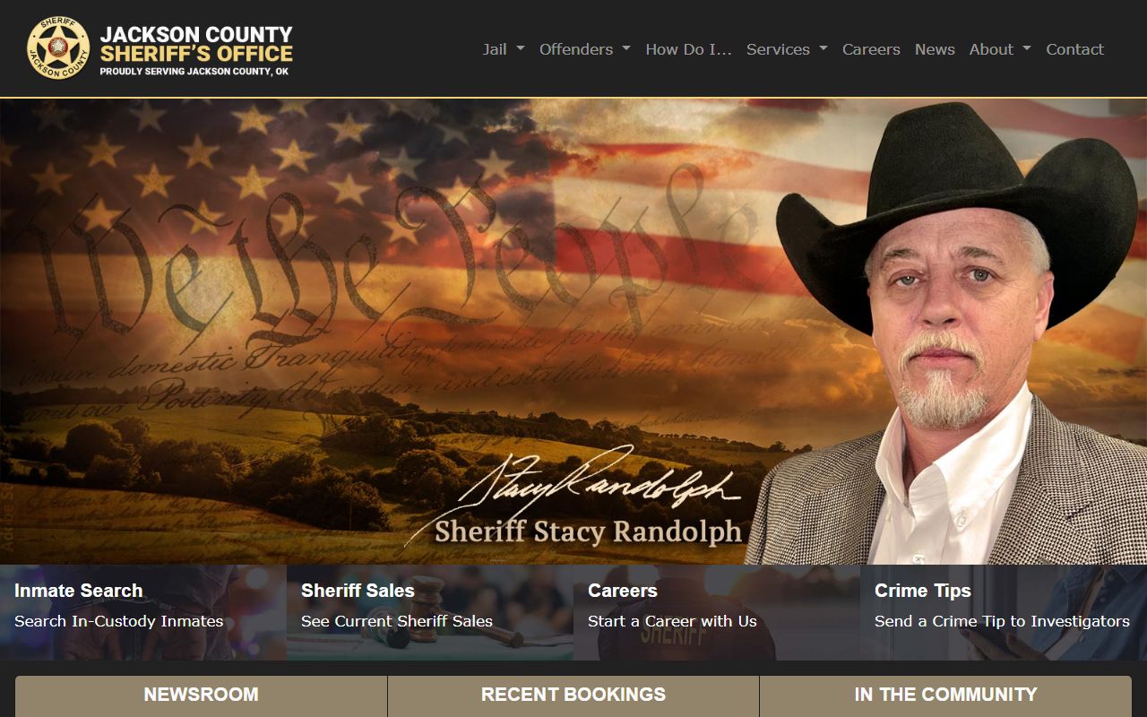 Jackson County Sheriff's Office website