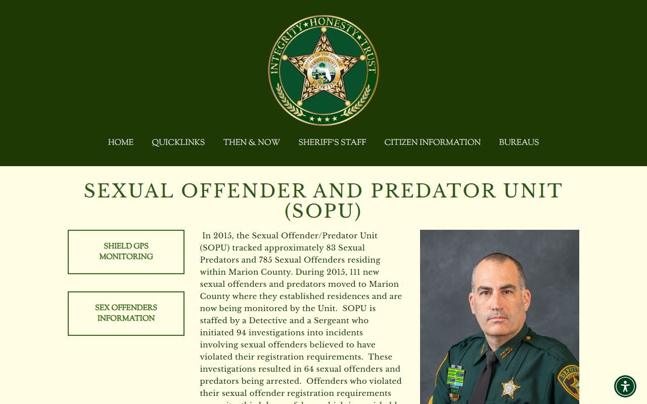 Marion County SOPU unit description and responsibilities