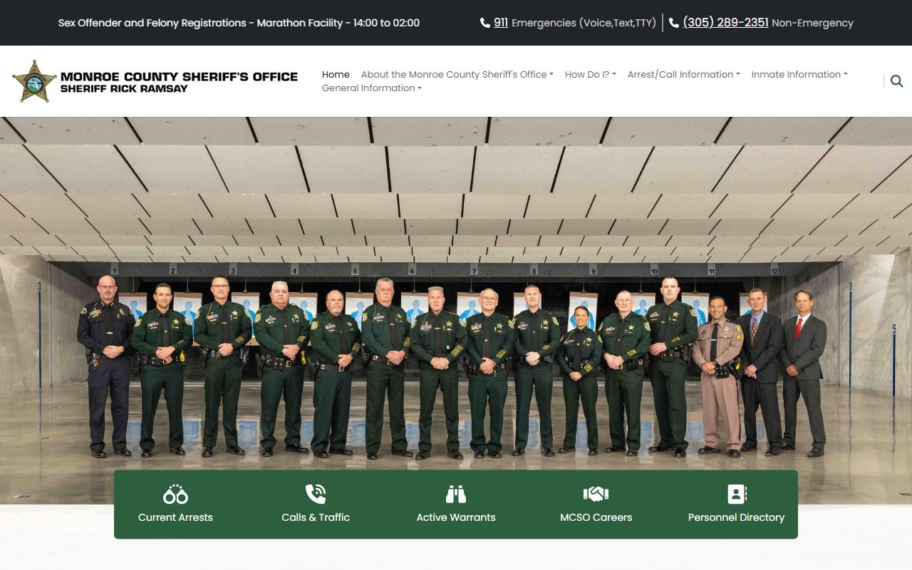 Monroe County Sheriff's Office homepage
